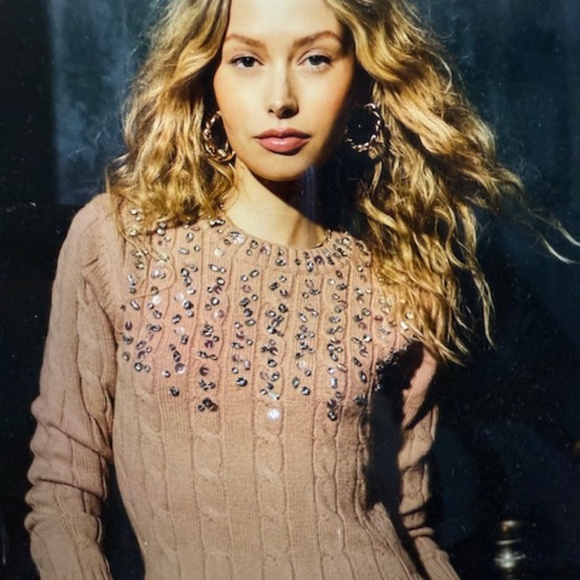 Heartloom June Sweater Nude NWT - Picture 4 of 7